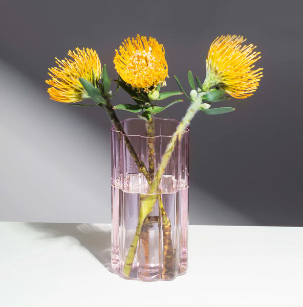 FAZEEK - Wave Vase, Pink