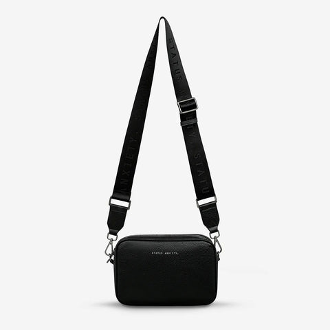 STATUS ANXIETY - Plunder Bag With Webbed Strap, Black