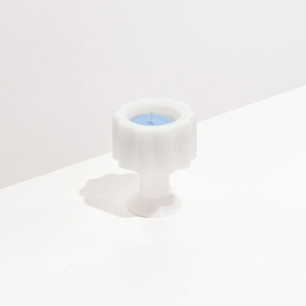 FAZEEK - Wave Candle Holder, White